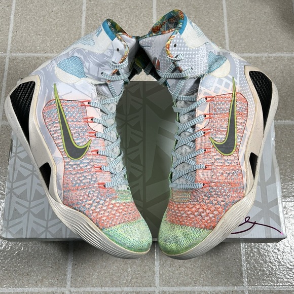 Nike Kobe 9 Elite Premium High "What The" Size 10 Basketball Shoes 678301-904 - Picture 1 of 12